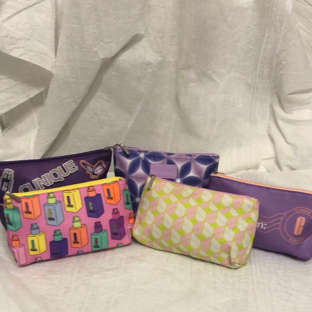 Clinique Cosmetic Bags Bundle of 5